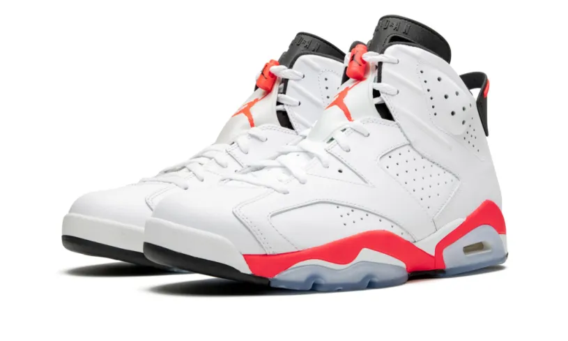 Air Jordan Black Varsity Red 6 Retro 'White Infrared' 2014 Reps 