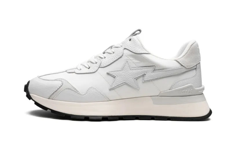 Bape Road Sta EXPRESS Leather Low 'White' Reps 