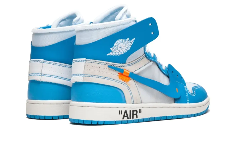 Off-White x Men's Air Jordan 1 Low 85 'Neutral Grey Retro High OG 'UNC' Reps 