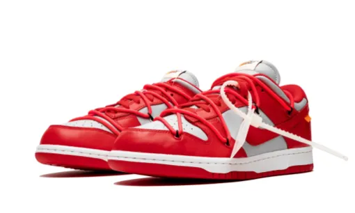 Off-White x Dunk Low 'University Red' Reps