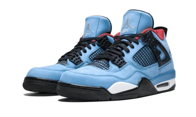Travis Scott x Air Jordan 4 Retro Midnight Navy Retro 'Cactus Jack' Reps 