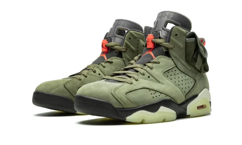 Travis Scott x Air Jordan 6 Chinese New Year Retro 'Olive' Reps 