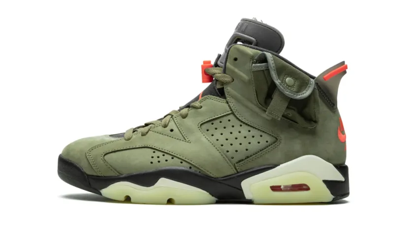 Travis Scott x Air Jordan 6 Chinese New Year Retro 'Olive' Reps 