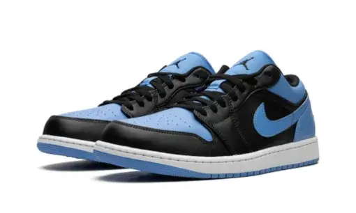 Air Jordan 1 Low 'Black University Blue' Reps 78F729