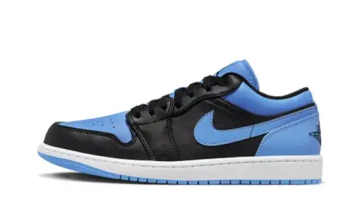 Air Jordan 1 Low 'Black University Blue' Reps 78F729