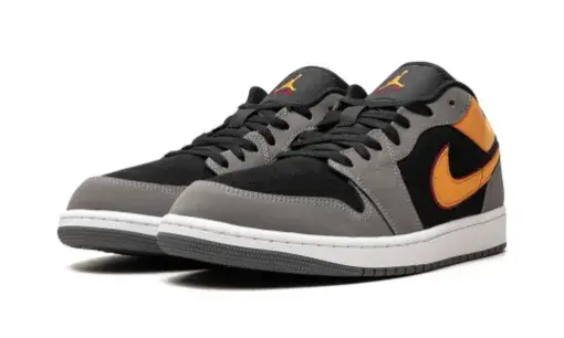Air Jordan 1 Low SE 'Black Vivid Orange' Reps 9D93691