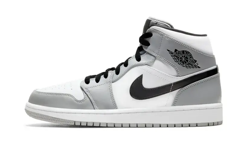 Air Jordan 1 Mid 'Light Smoke Grey' Reps 