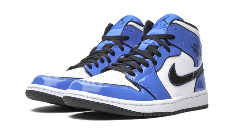 Air Jordan 1 Mid SE 'Signal Blue' Reps 