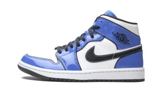 Air Jordan 1 Mid SE 'Signal Blue' Reps 776755