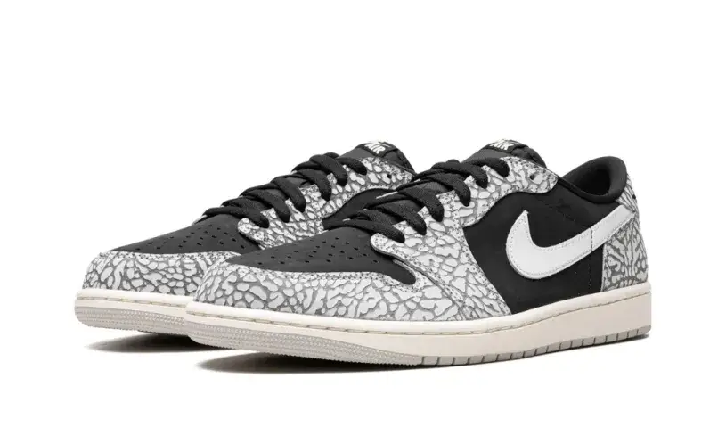 Air Jordan 1 Retro Low OG 'Black Elephant' Reps 