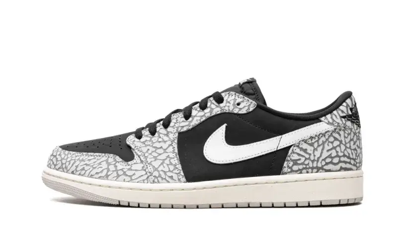 Air Jordan 1 Retro Low OG 'Black Elephant' Reps 