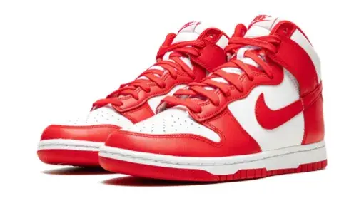 Dunk High 'White University Red' Reps 9A68523