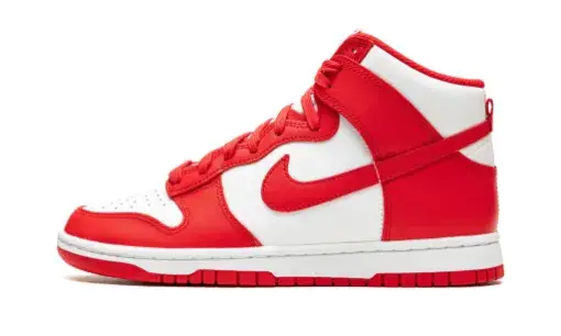 Dunk High 'White University Red' Reps 9A68523