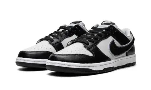 Dunk Low 'Chenille Swoosh - Black Grey Fog' Reps CCED533