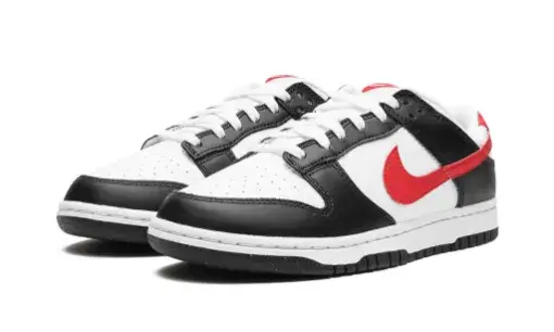 Dunk Low 'Red Swoosh Panda' Reps 6EE1377