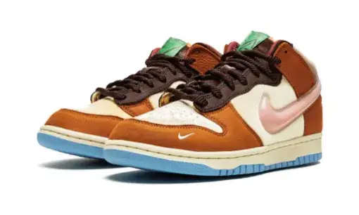 Dunk Mid 'Social Status - Chocolate Milk' Reps 6FD361
