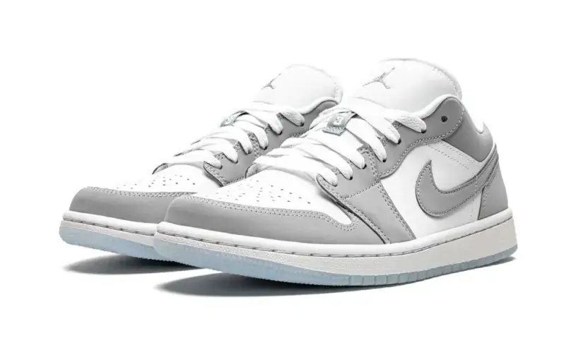 WMNS Air Jordan 1 Low 'White Wolf Grey' Reps 