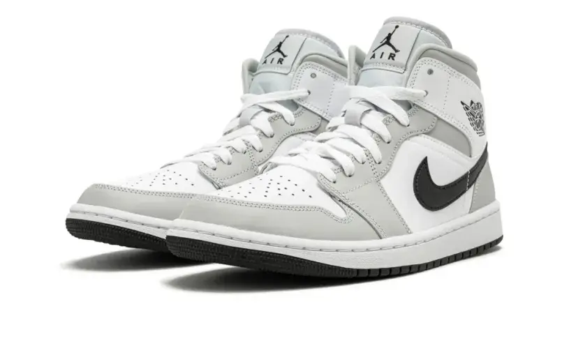 WMNS Air Jordan 1 Mid 'Grey Fog' Reps 