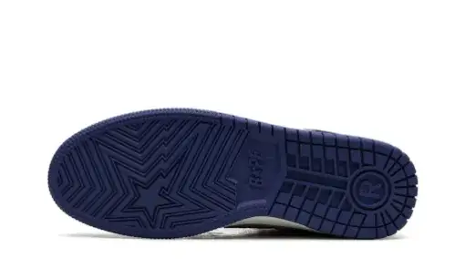 A Bathing Ape Bape SK8 Sta 'Grey Blue' Reps 