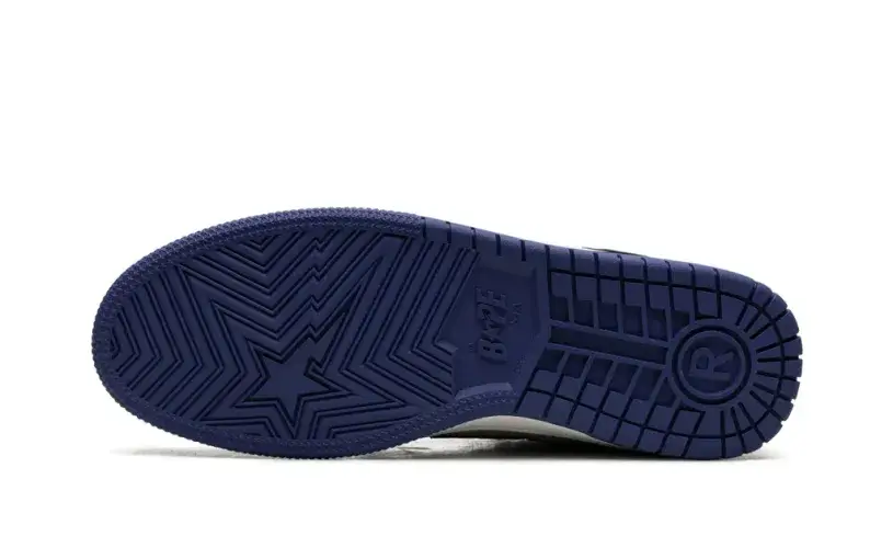 A Bathing Ape Bape SK8 Sta 'Grey Blue' Reps 