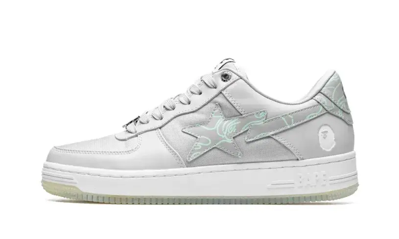 A Bathing Ape Bape SK8 Sta 'Grey' Reps 