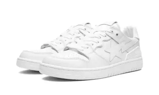 A Bathing Ape Bape SK8 Sta 'White' Reps 9119C291