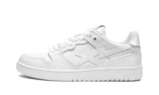 A Bathing Ape Bape SK8 Sta 'White' Reps 9119C291