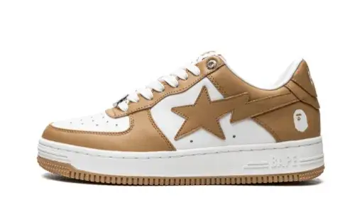 A Bathing Ape Bape Sta 'Beige White' Reps 6256654