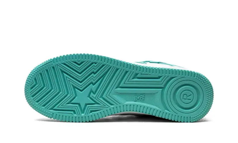 A Bathing Ape Bape Sta Leather 'Green' Reps 
