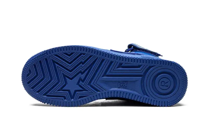 A Bathing Ape Bape Sta Mid 'Blue' Reps 