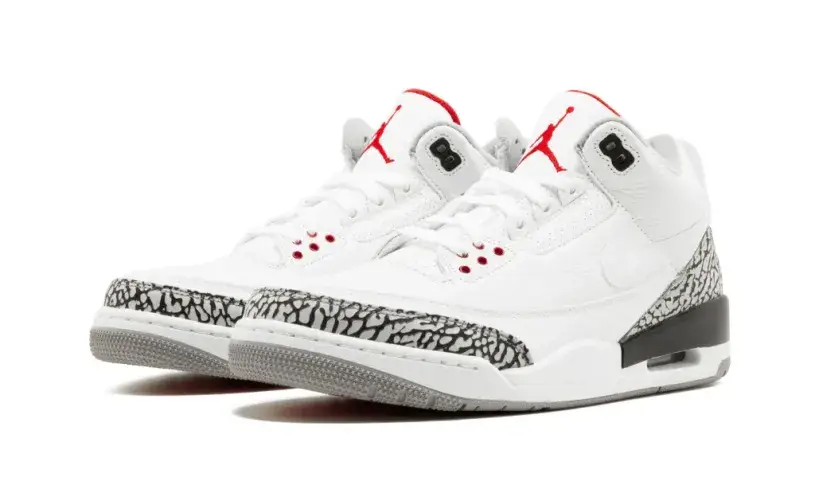 Air Jordan 3 Retro JTH NRG 'White Cement' Reps 