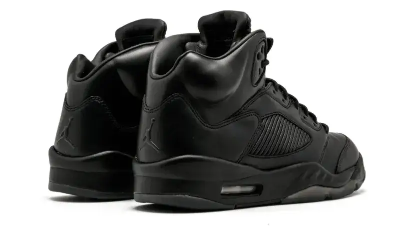 Air Jordan 5 Retro Premium 'Triple Black' Reps 