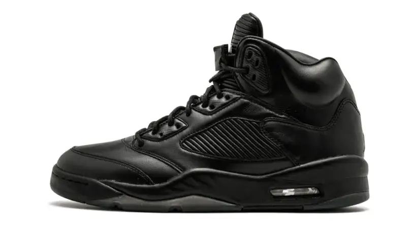 Air Jordan 5 Retro Premium 'Triple Black' Reps 