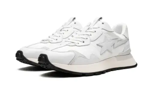 Bape Road Sta EXPRESS Leather Low 'White' Reps 7489475