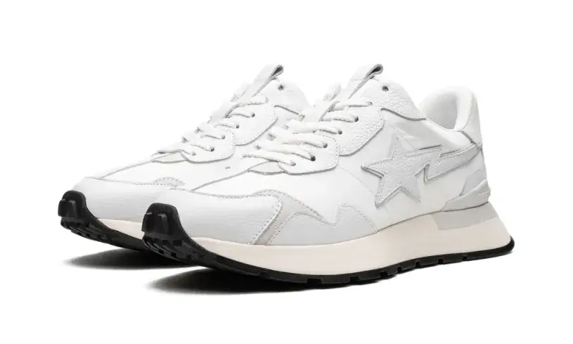 Bape Road Sta EXPRESS Leather Low 'White' Reps 