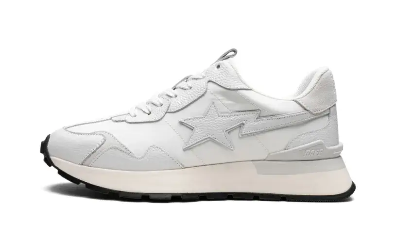 Bape Road Sta EXPRESS Leather Low 'White' Reps 