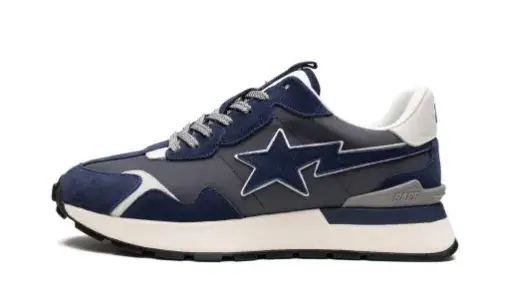 Bape Sta EXPRESS Leather Low 'Blue' Reps DBB2304