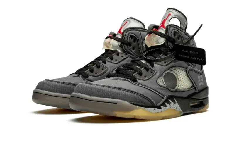 Off-White x Air Jordan 5 Retro SP 'Muslin' Reps 