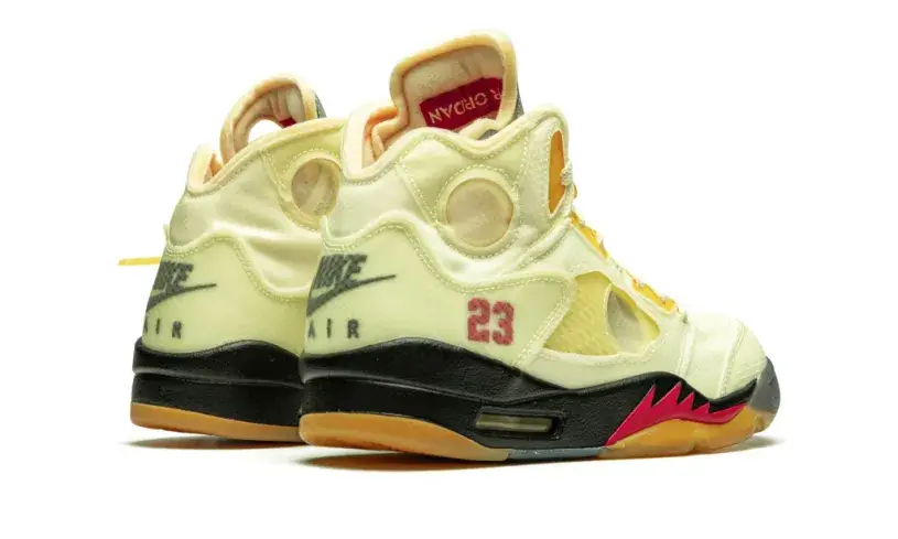 Off-White x Air Jordan 5 Retro SP 'Sail' Reps 