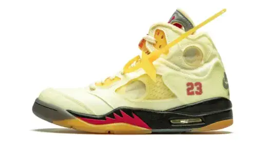 Off-White x Air Jordan 5 Retro SP 'Sail' Reps 434D2259