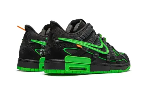 Off-White x Air Rubber Dunk 'Green Strike' Reps 