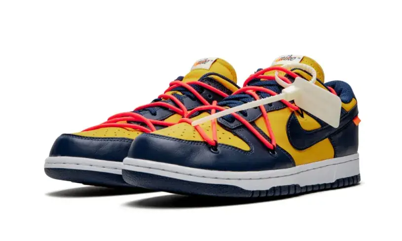 Off-White x Dunk Low 'University Gold' Reps 