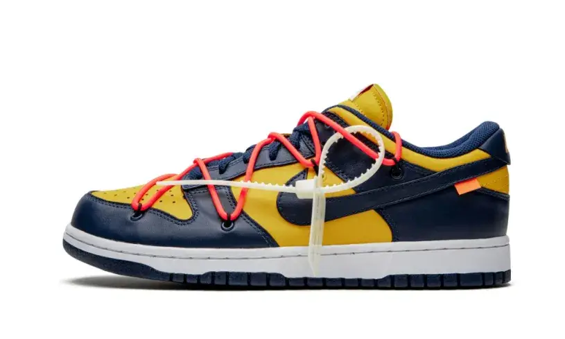 Off-White x Dunk Low 'University Gold' Reps 