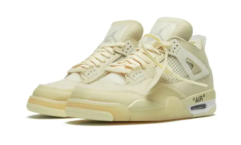 WMNS Off-White x Air Jordan 4 SP 'Sail' Reps 